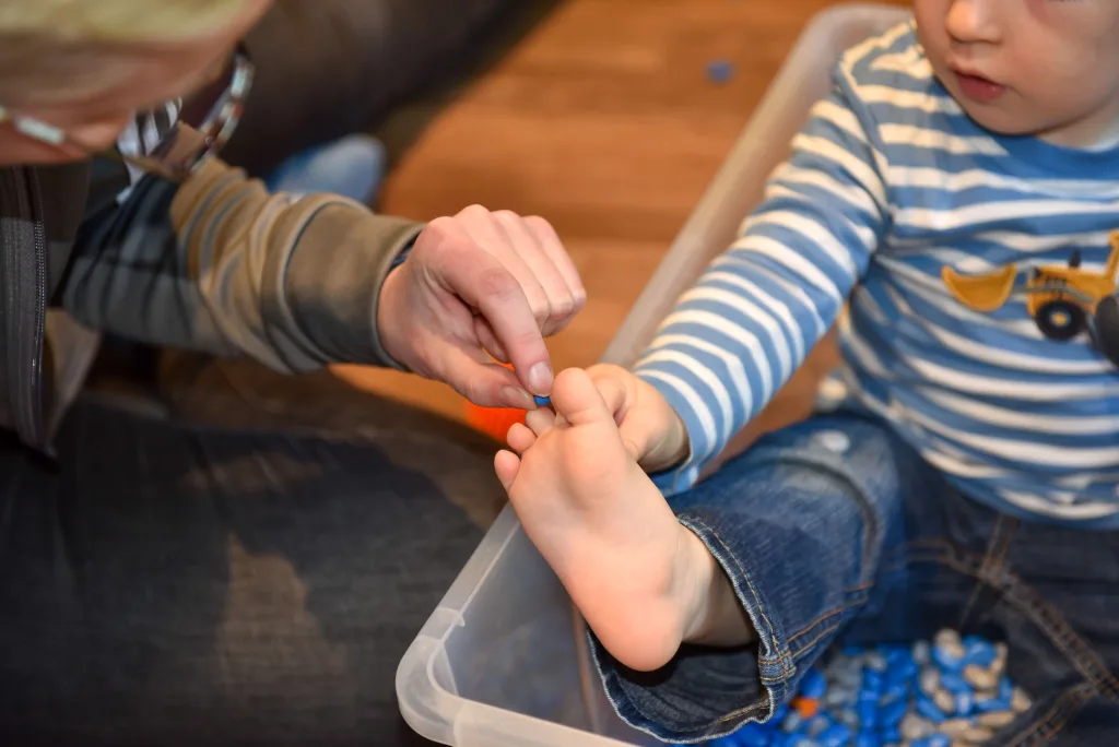 Fotoaufnahme einer Physiotherapie